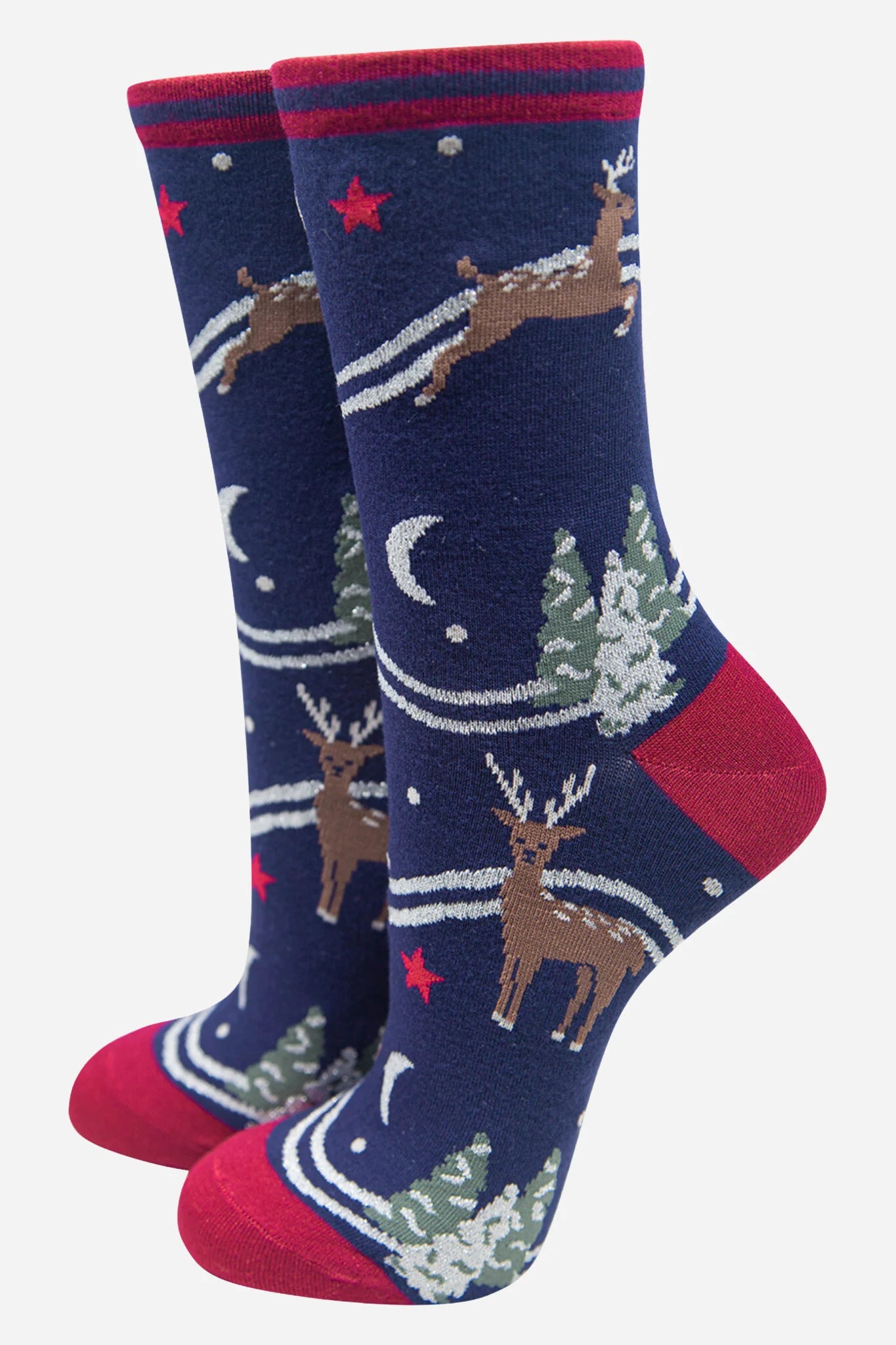 Christmas Reindeer Socks