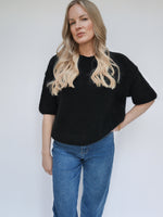 Abi Knit Mohair Black