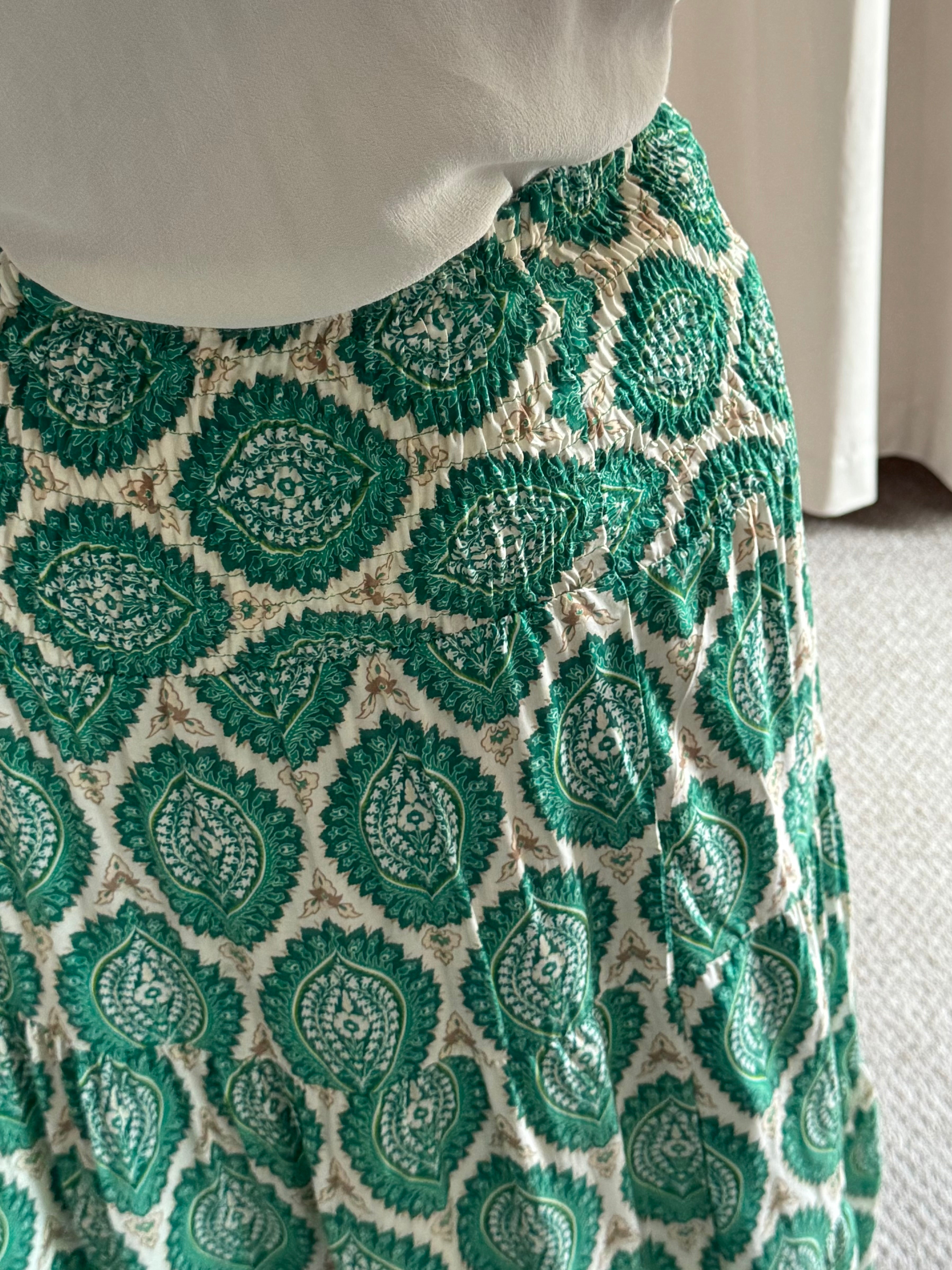 Margot Skirt Dress Emerald