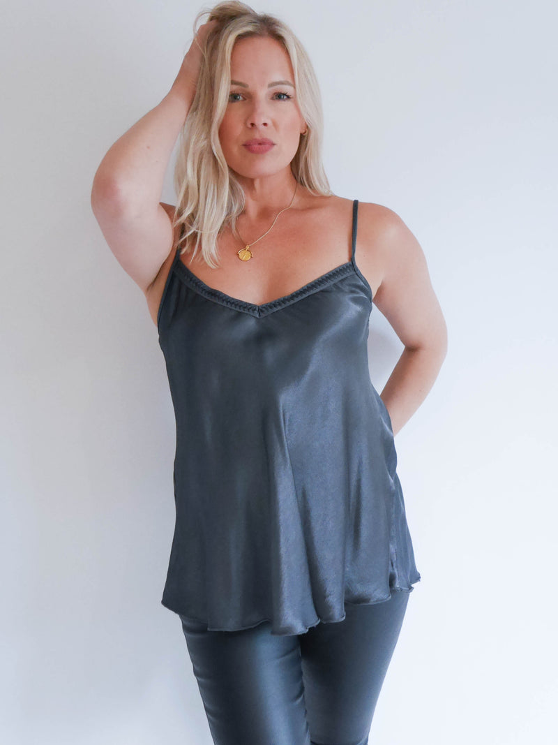 Tamsin Camisole Charcoal