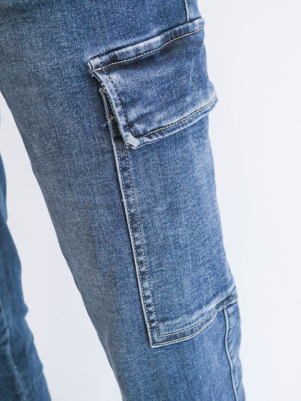 Melly & Co Denim Cargo Jeans