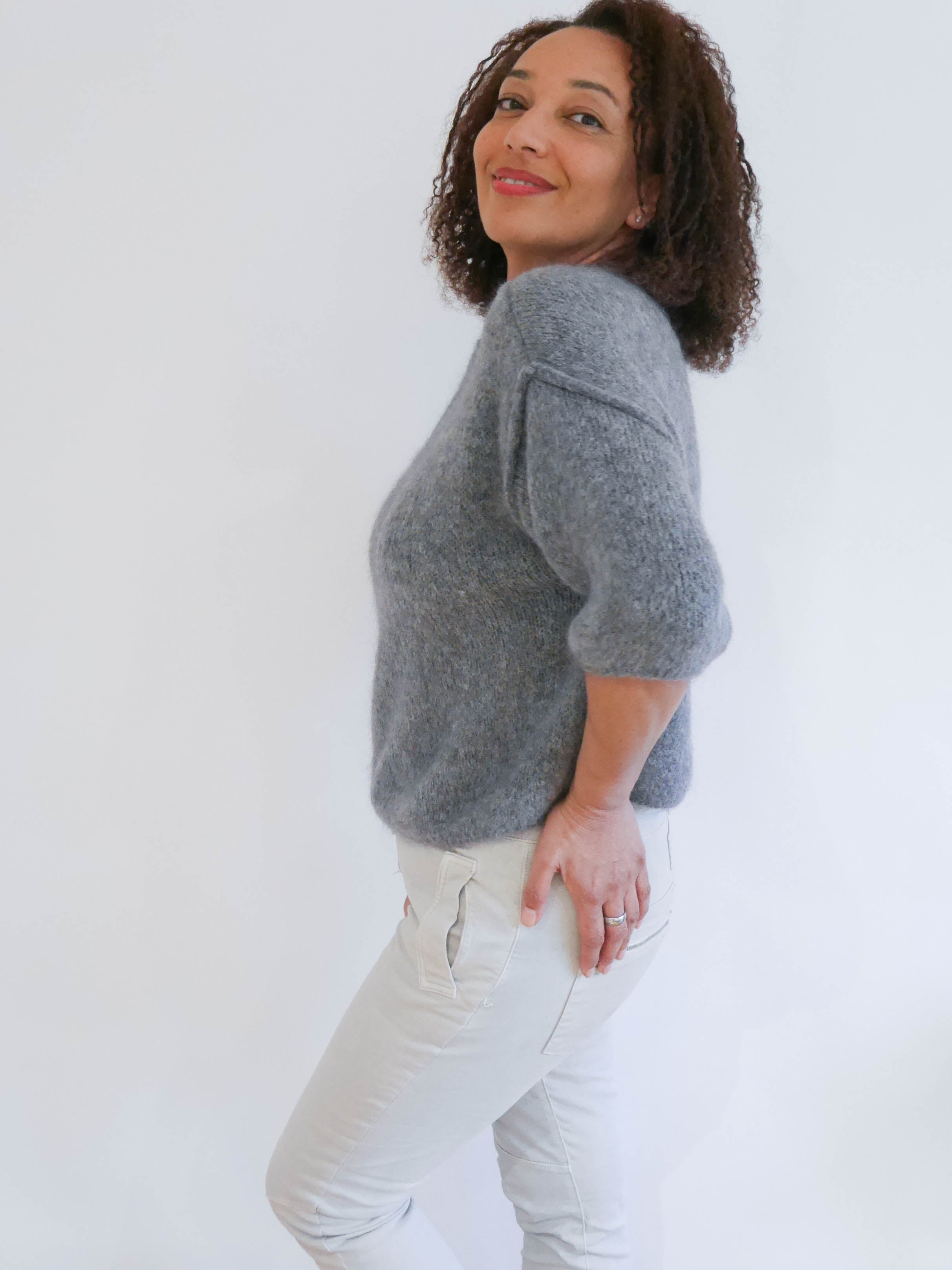 Abi Knit Alpaca Charcoal