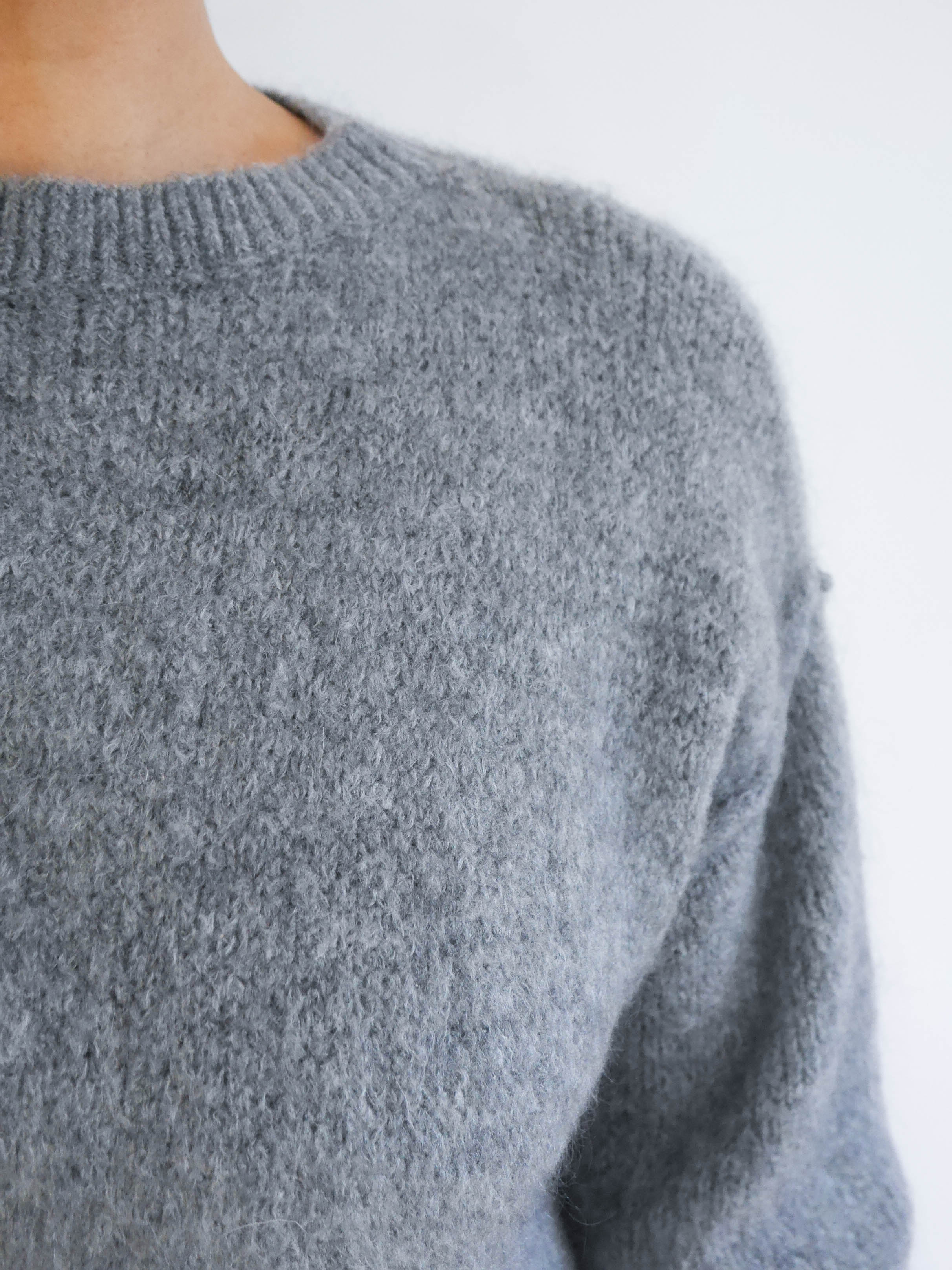 Abi Knit Alpaca Charcoal