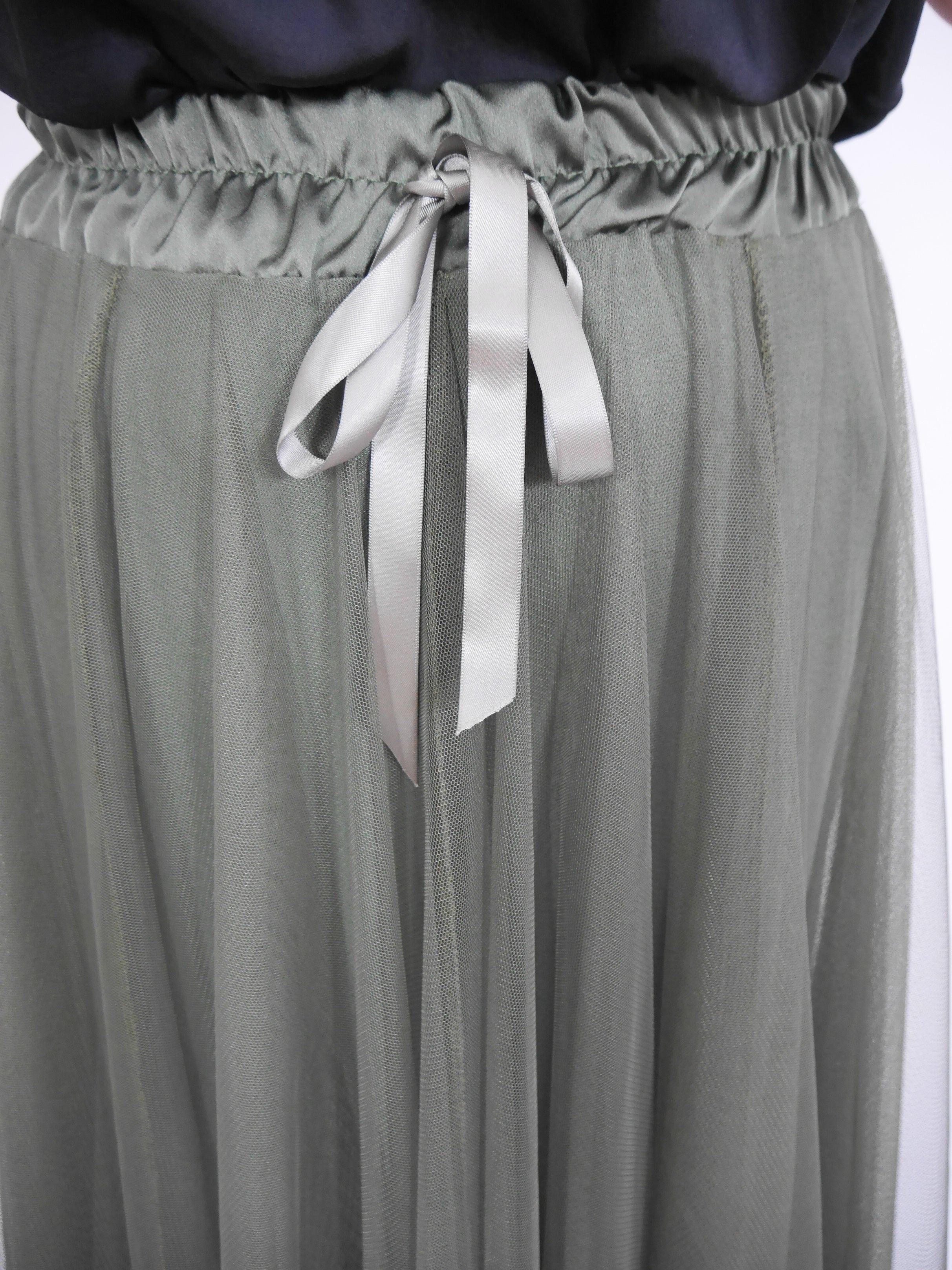 Tulle Skirt Khaki