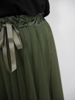 Tulle Skirt Khaki