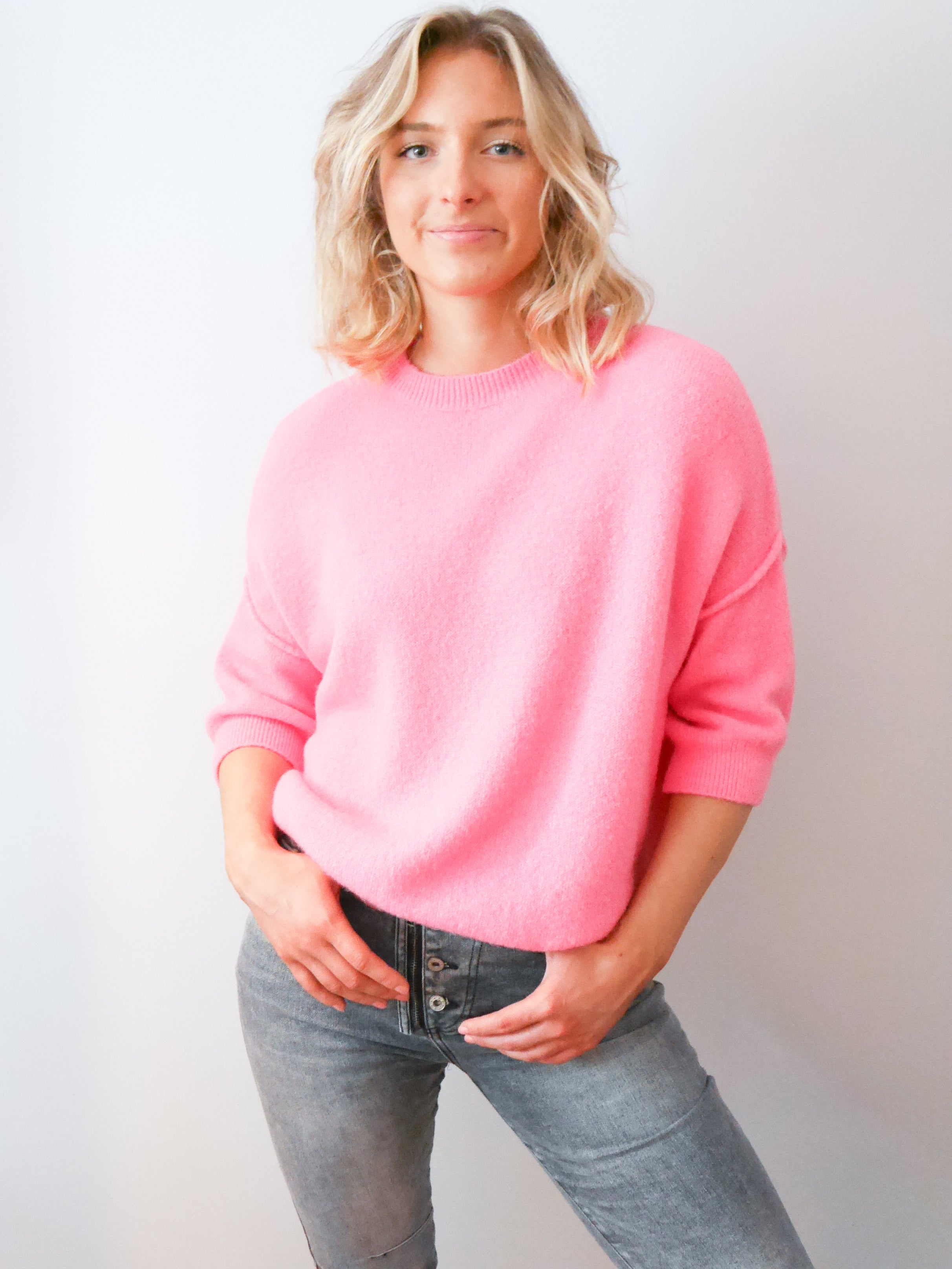 Abi Knit Alpaca Candyfloss Pink