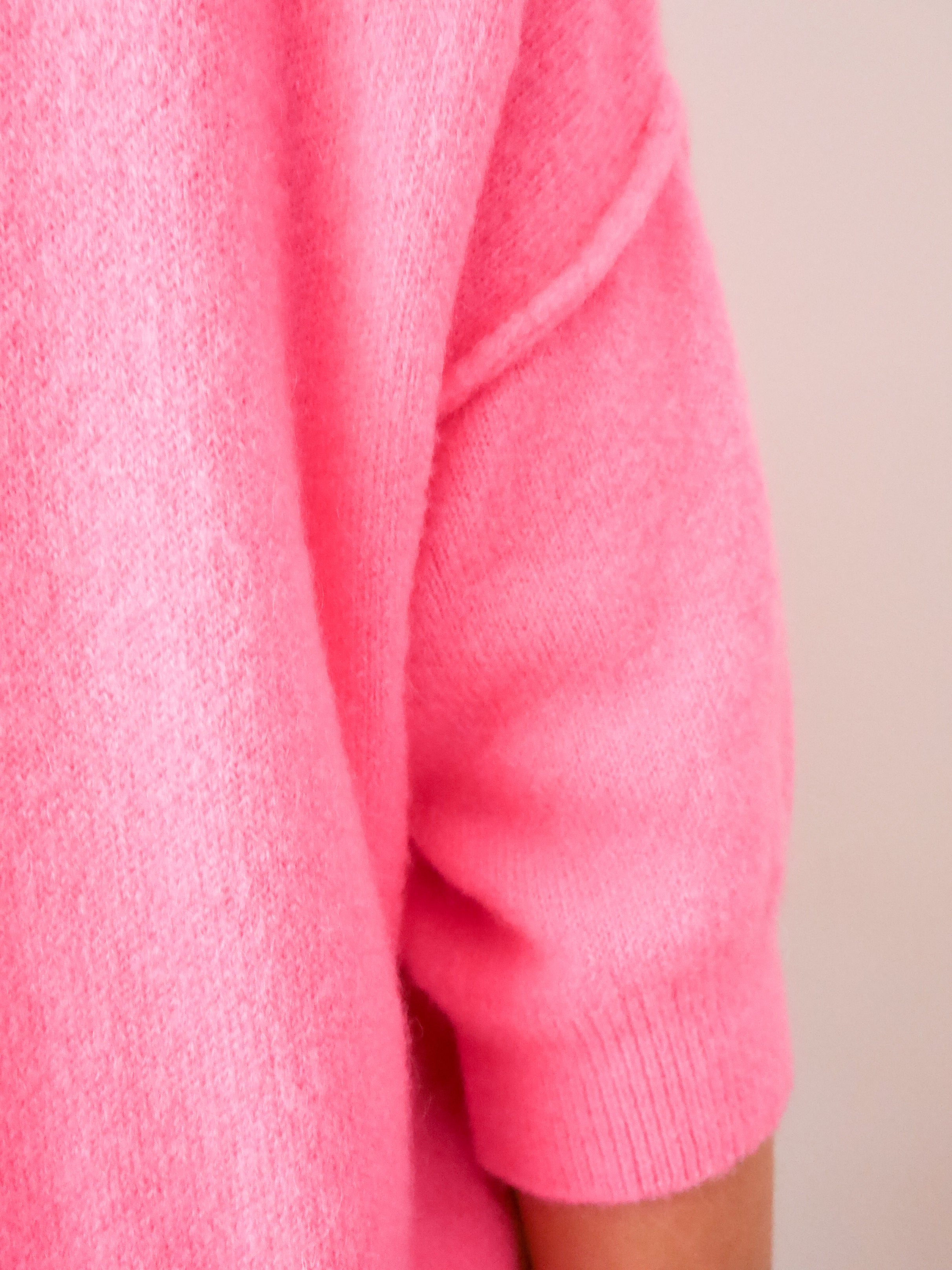 Abi Knit Alpaca Candyfloss Pink