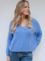 Sadie Alpaca Knit French Blue