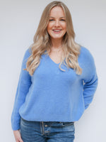 Sadie Alpaca Knit French Blue