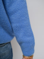 Sadie Alpaca Knit French Blue