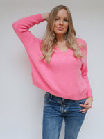 Sadie Alpaca Knit Candy Pink