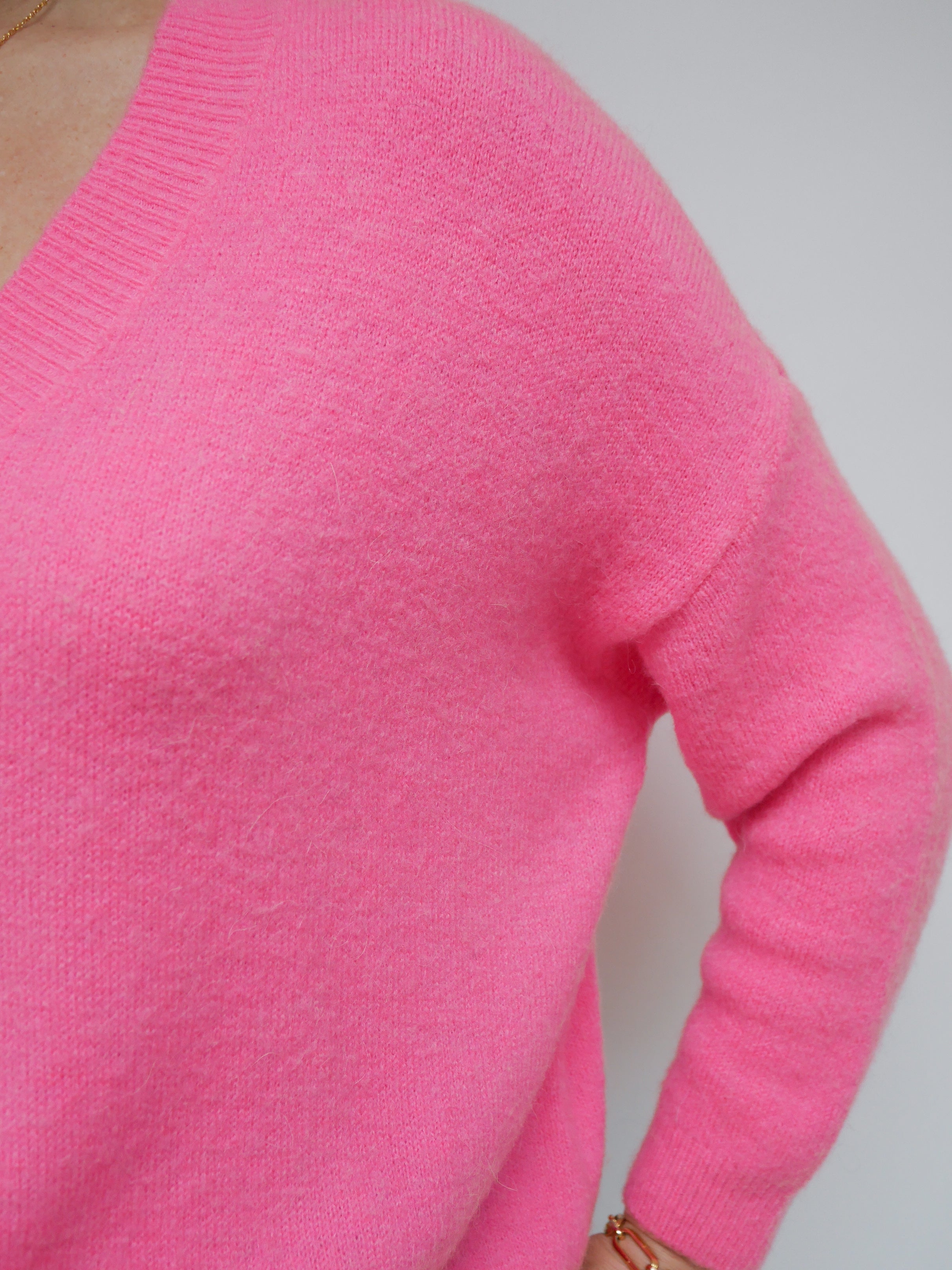 Sadie Alpaca Knit Candy Pink