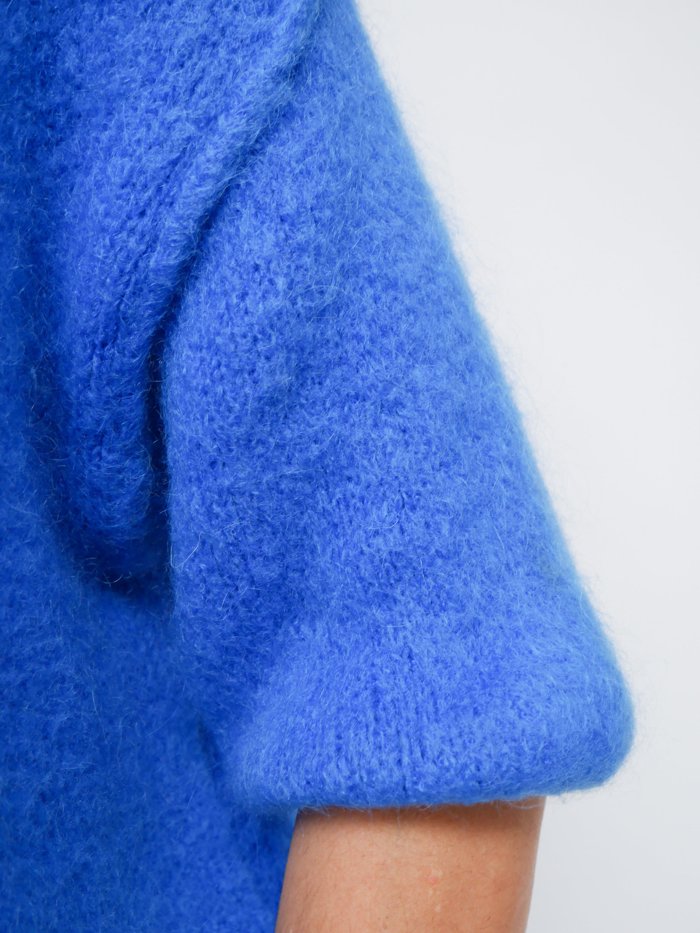 Abi Knit Mohair Cobalt Blue