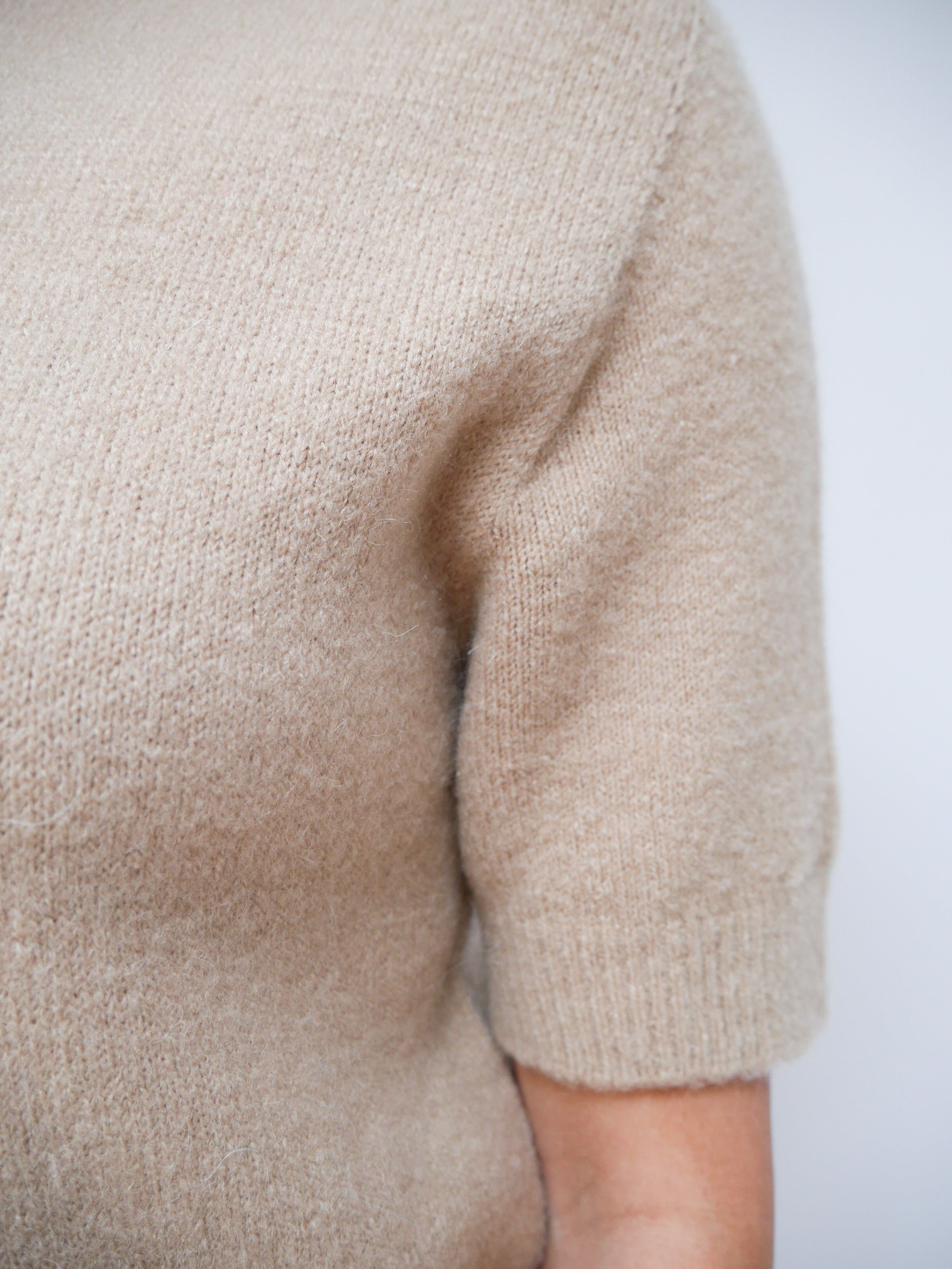 Phoebe Alpaca Knit Camel