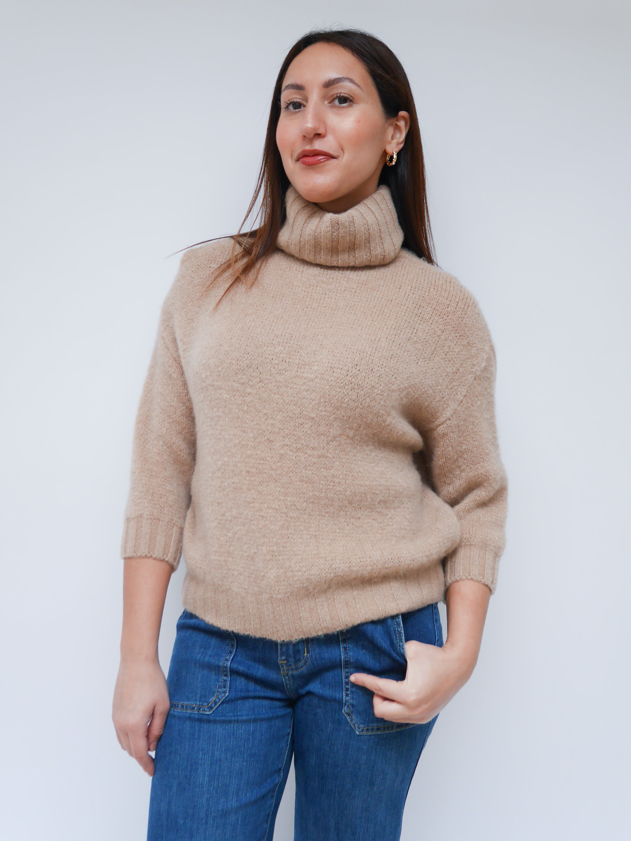 Rosie Knit Camel