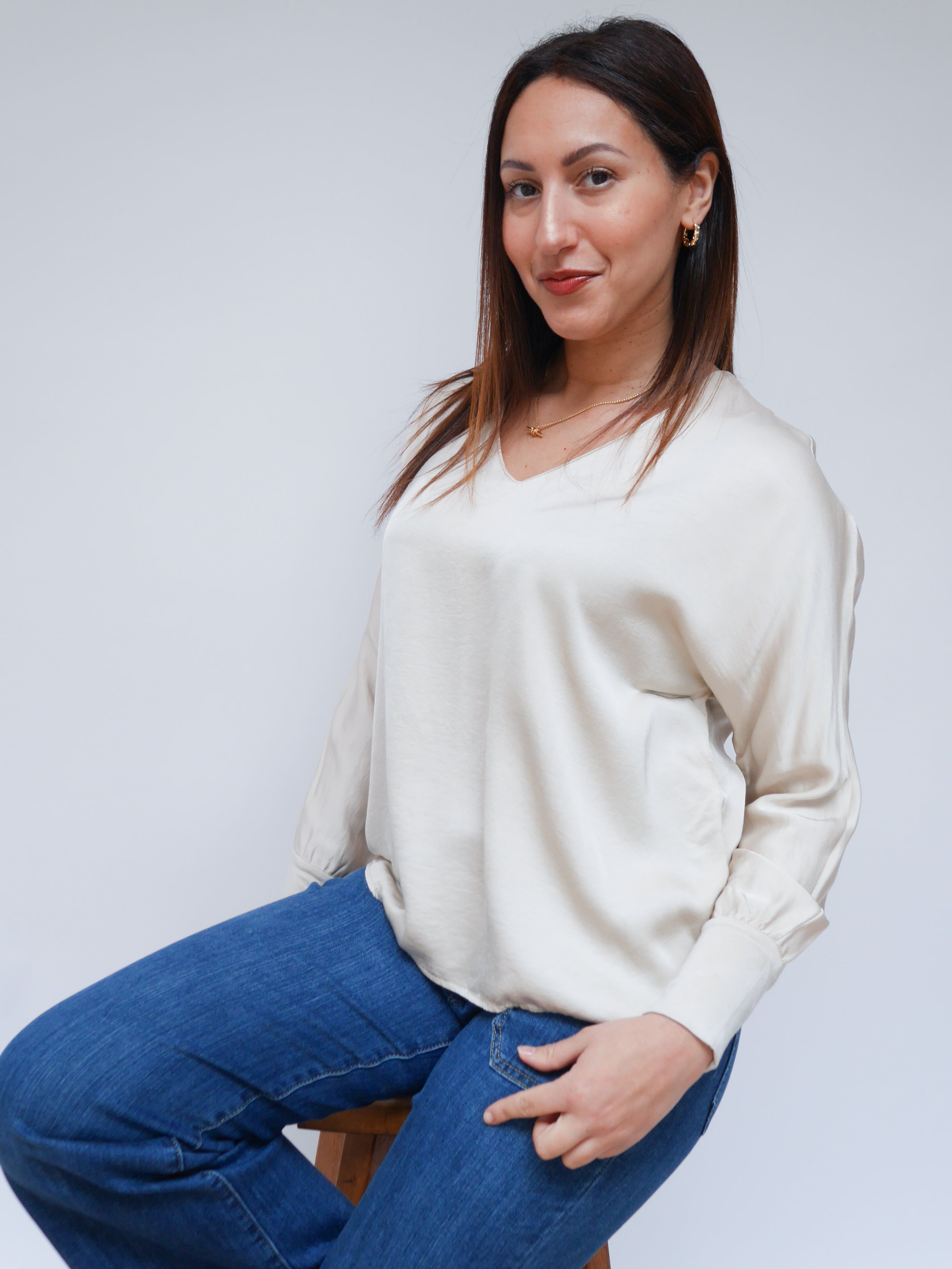 Leonie Blouse Oyster