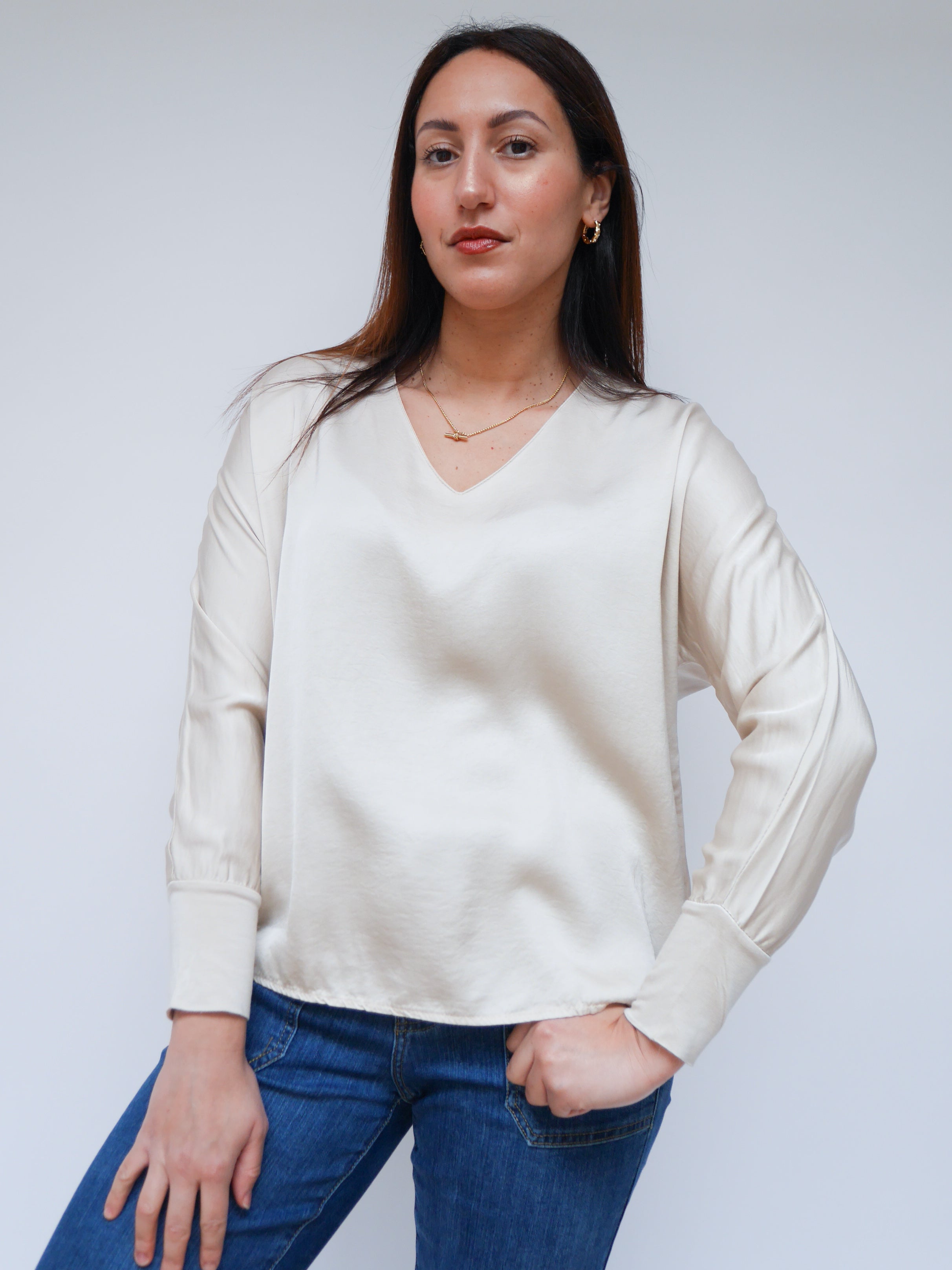 Leonie Blouse Oyster