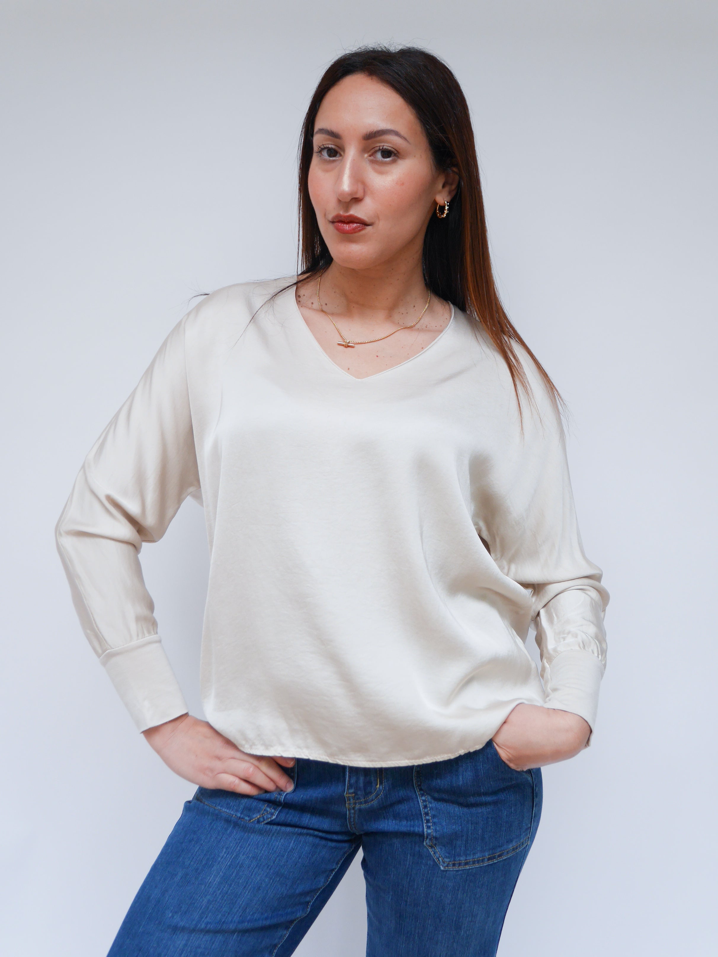 Leonie Blouse Oyster