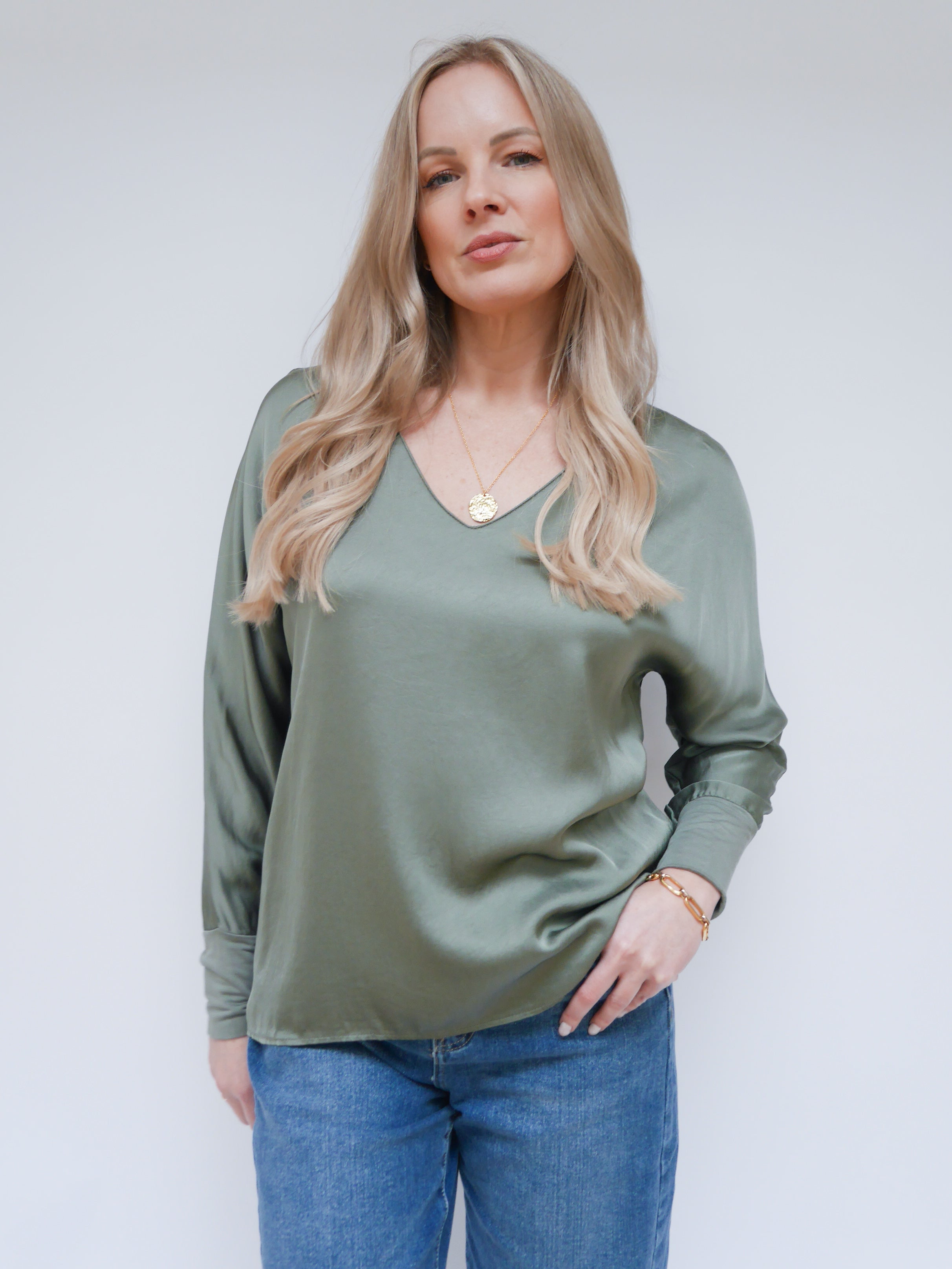 Leonie Blouse Khaki