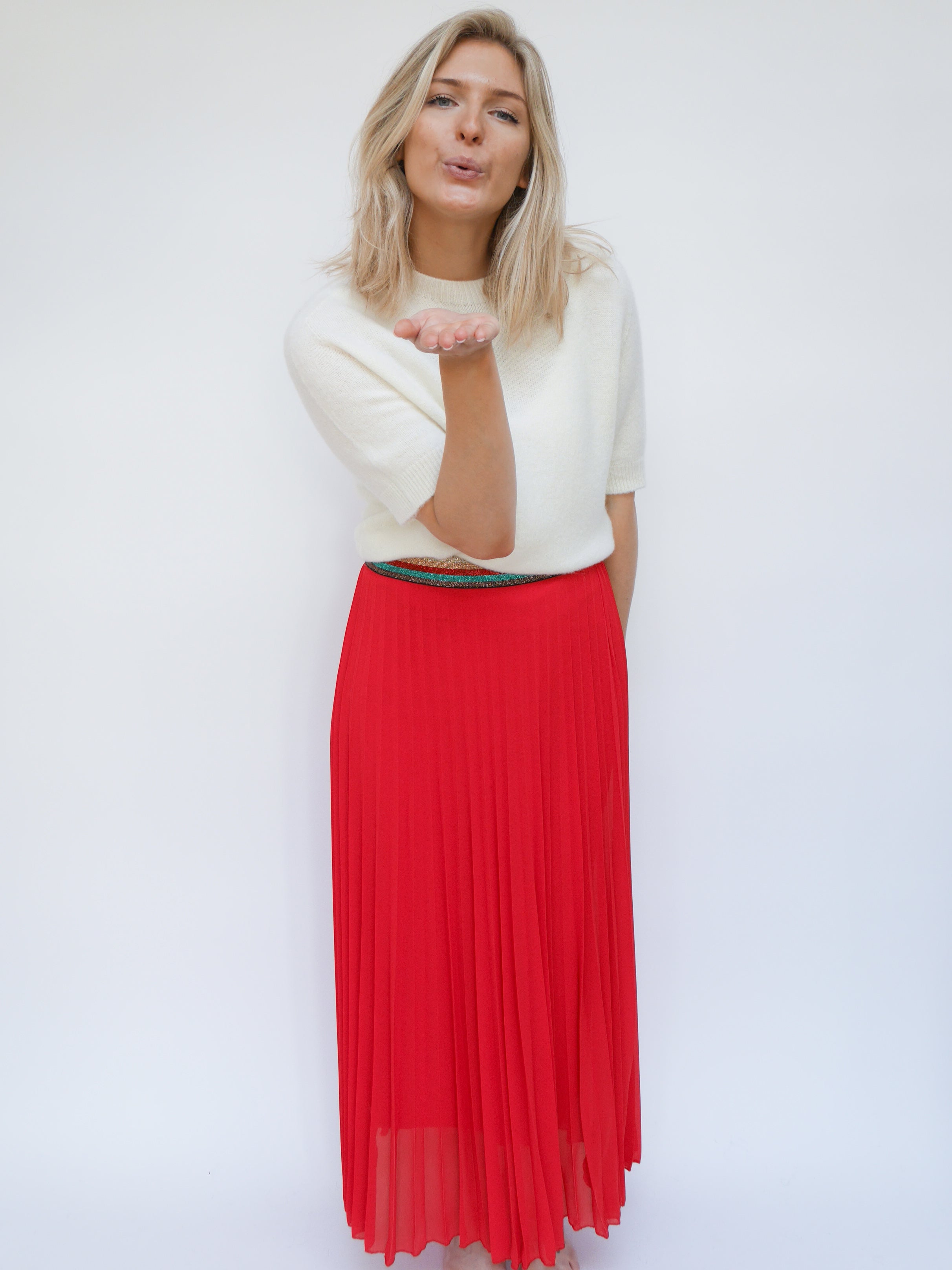Lucinda Skirt Red
