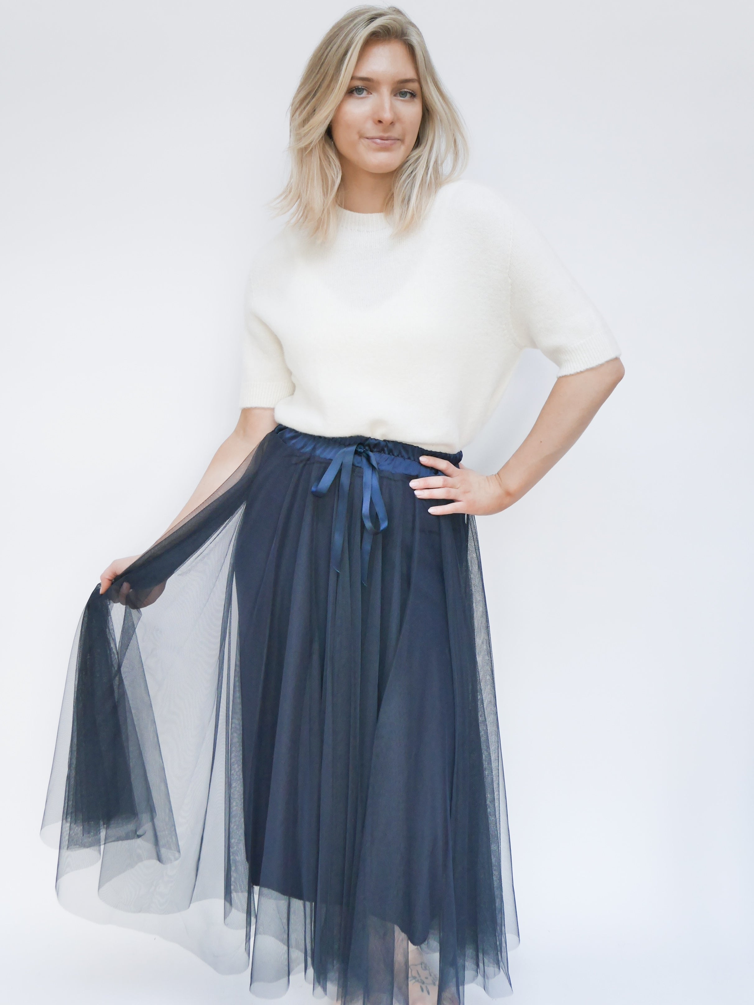 Tulle Skirt Navy
