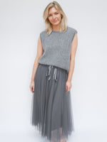 Tulle Skirt Charcoal