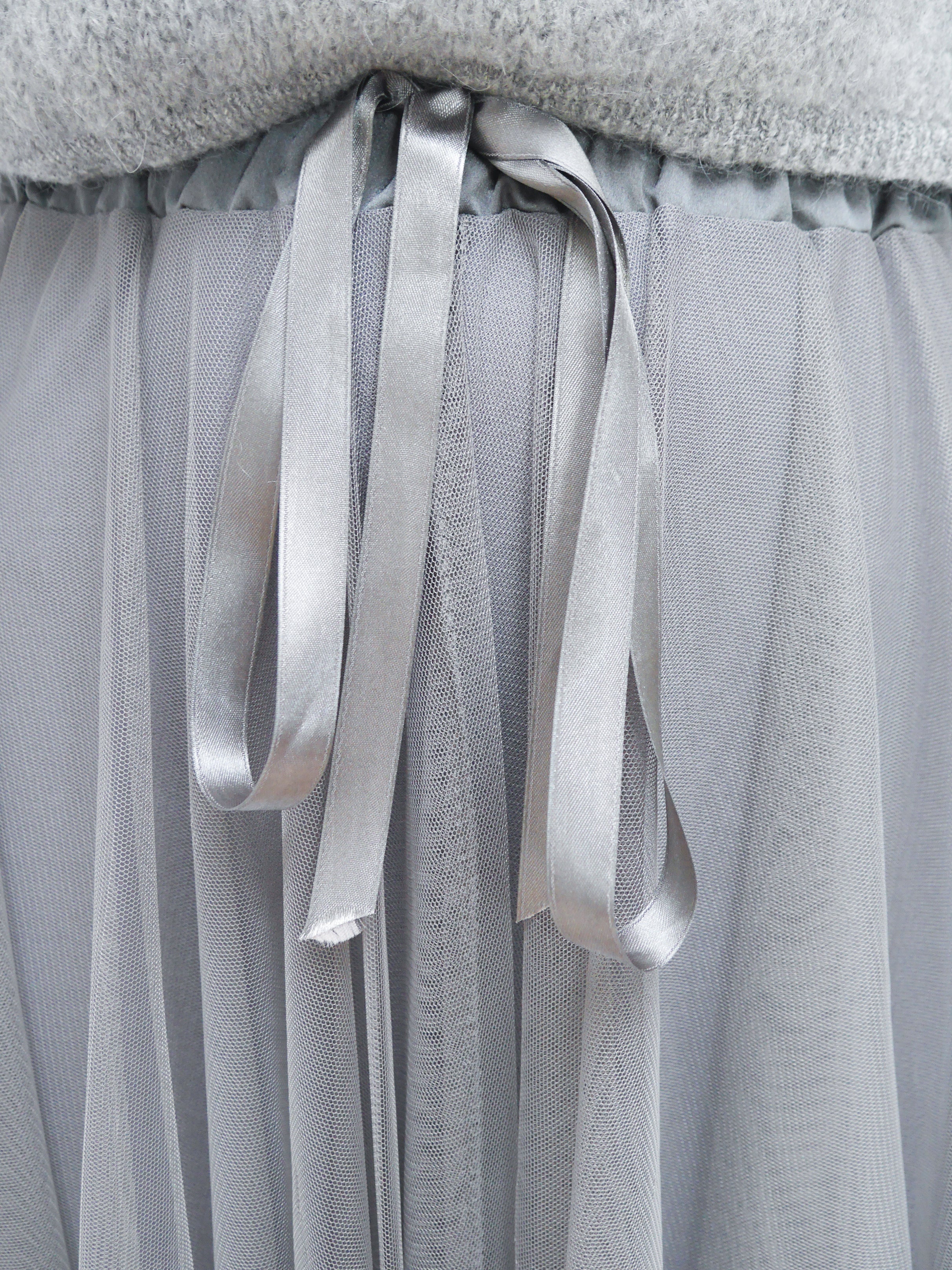 Tulle Skirt Charcoal