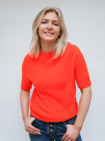 Phoebe Alpaca Knit Orange