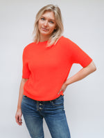Phoebe Alpaca Knit Orange