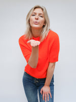 Phoebe Alpaca Knit Orange