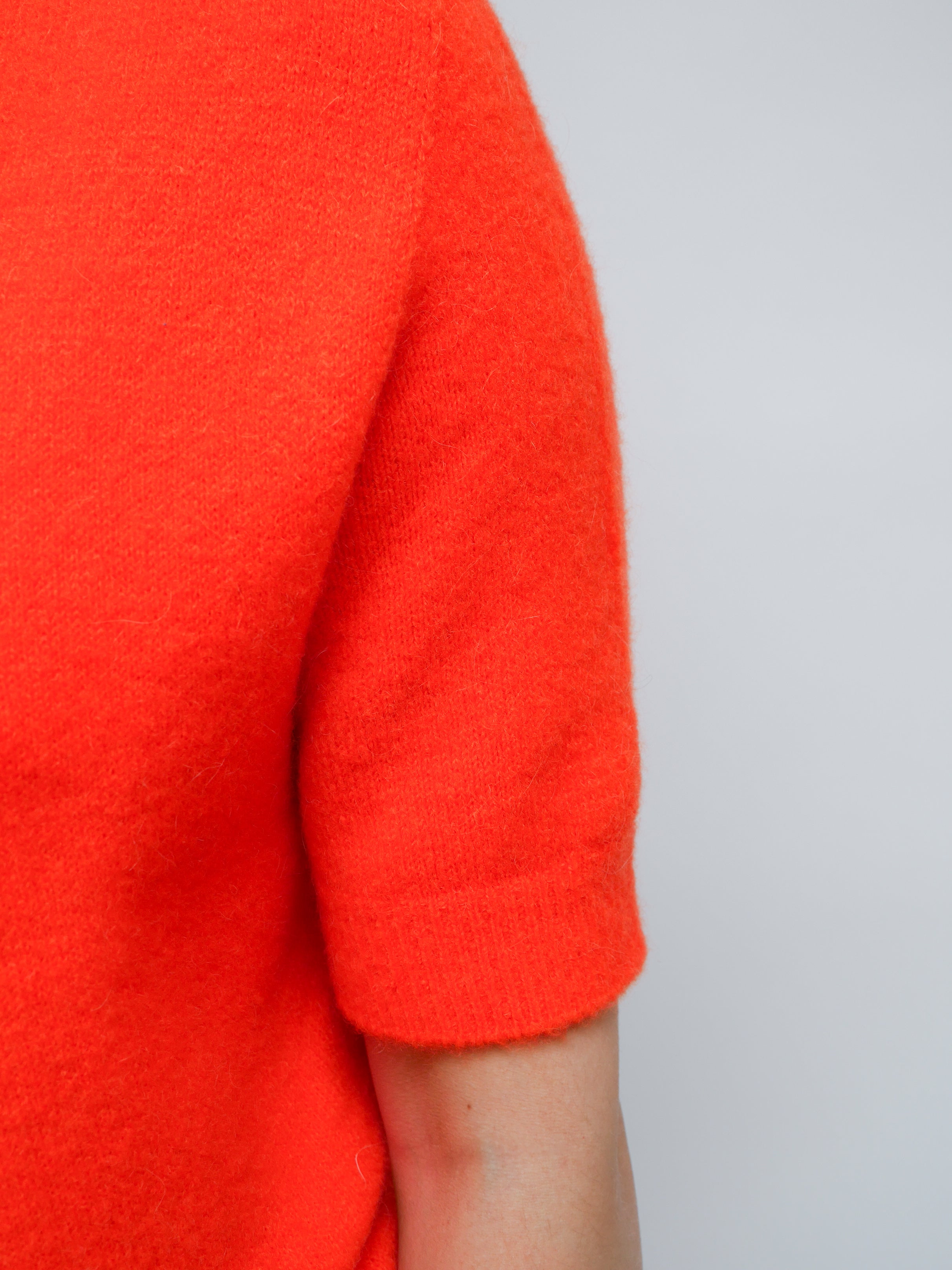 Phoebe Alpaca Knit Orange