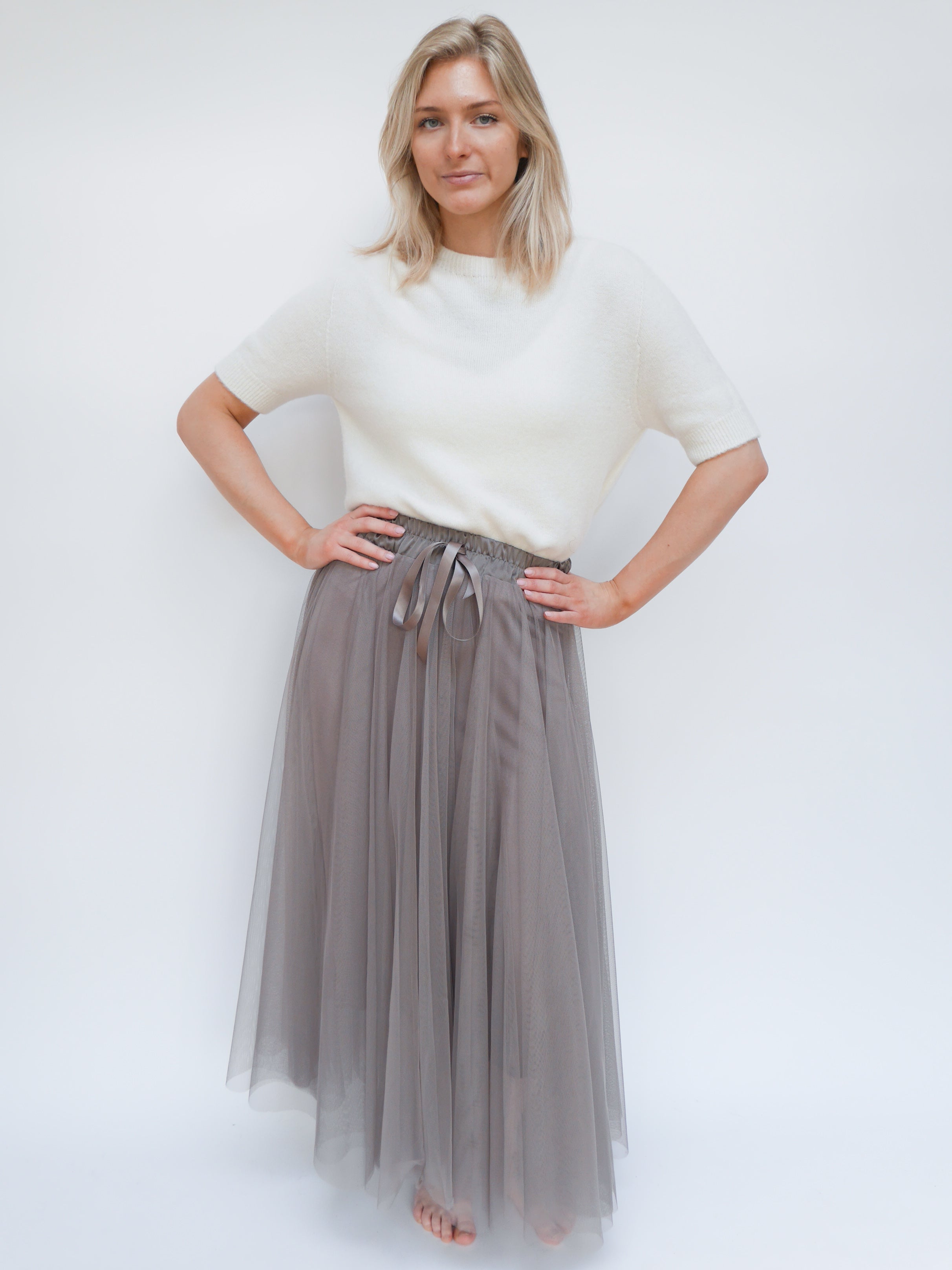 Tulle Skirt Mink