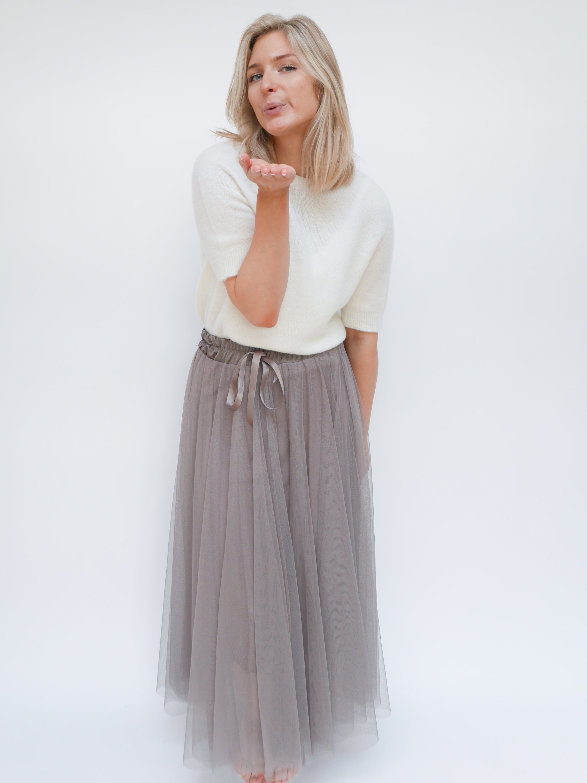 Tulle Skirt Mink