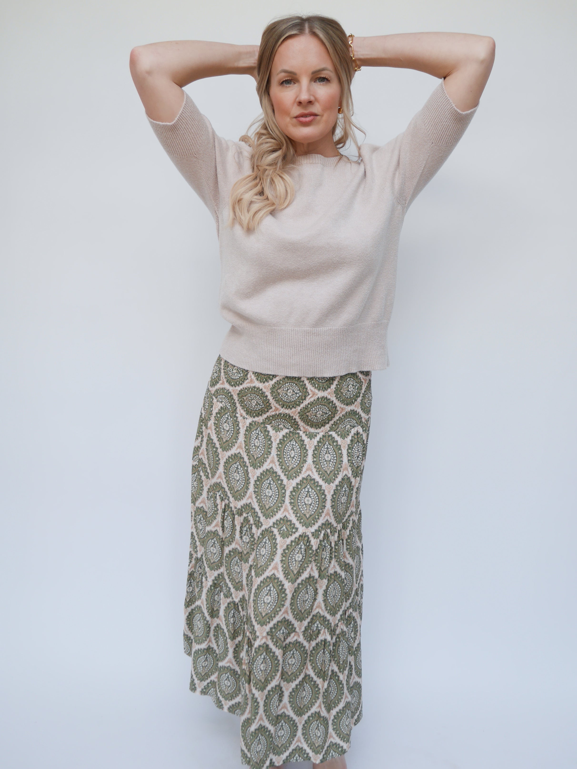 Margot Skirt Dress Khaki