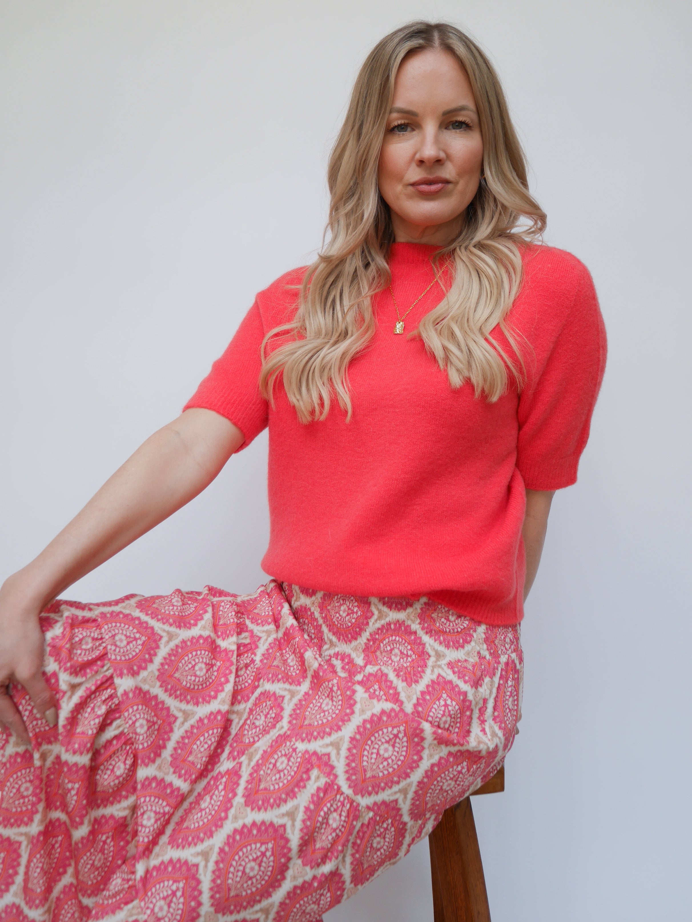 Margot Skirt Dress Fuchsia