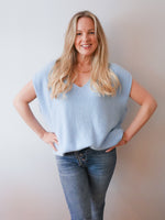 Emily Knit Baby Blue