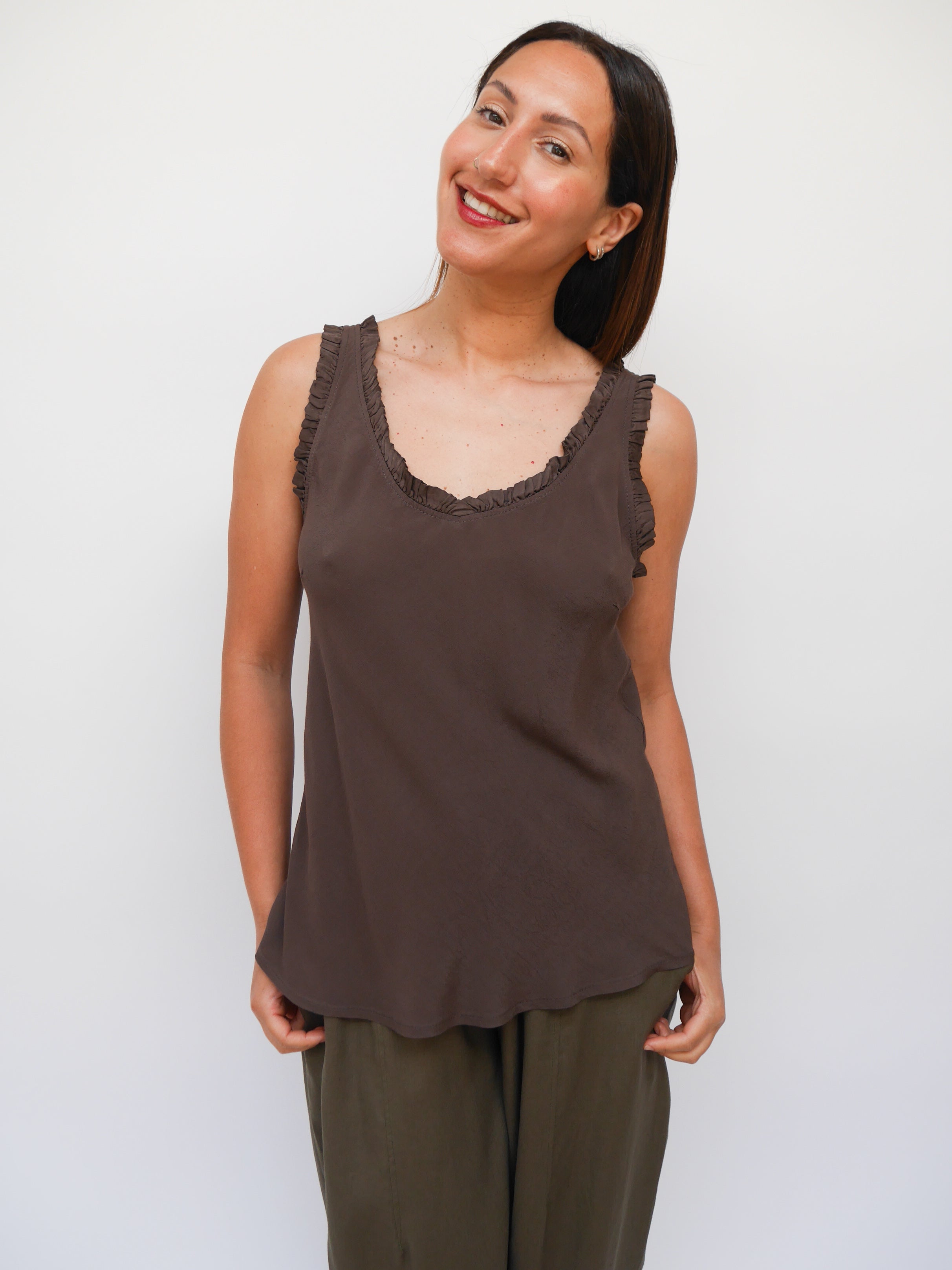 Bella Vest Chocolate