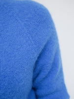 Beth Alpaca Cardigan Cobalt Blue