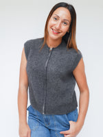 Tilly Mohair Tank Charcoal