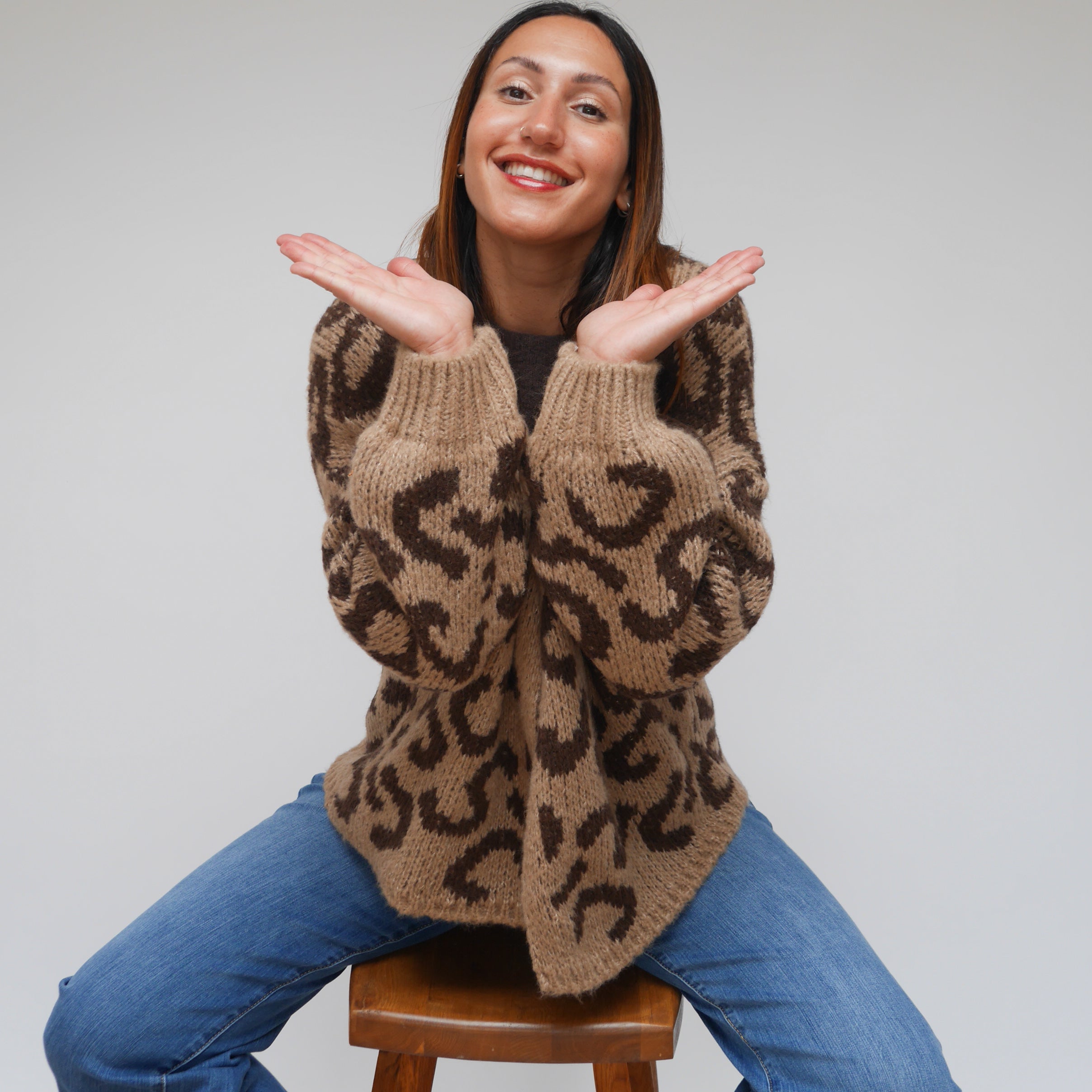 Zoe Leopard Cardigan