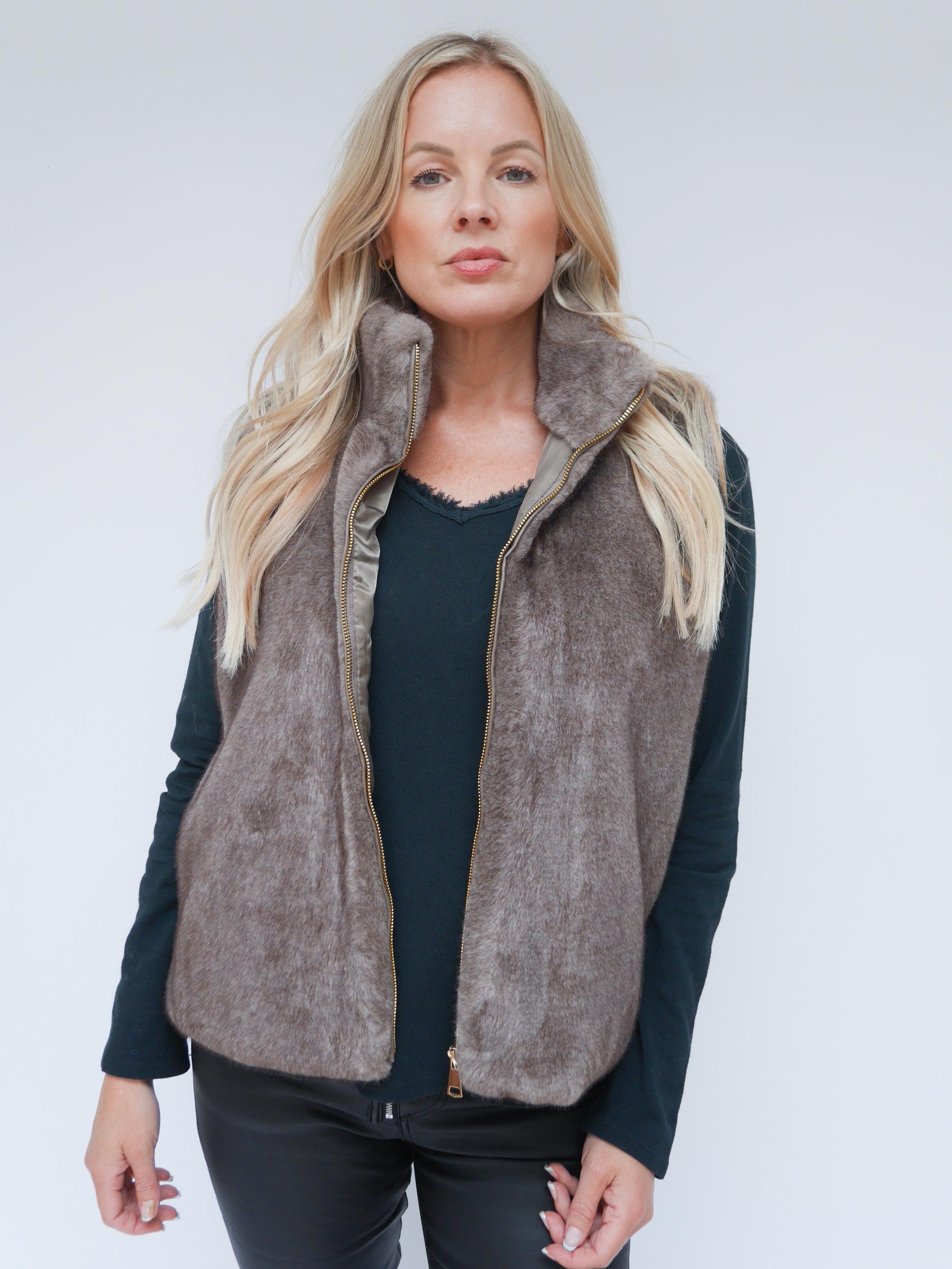 Arabella Gilet Mocha