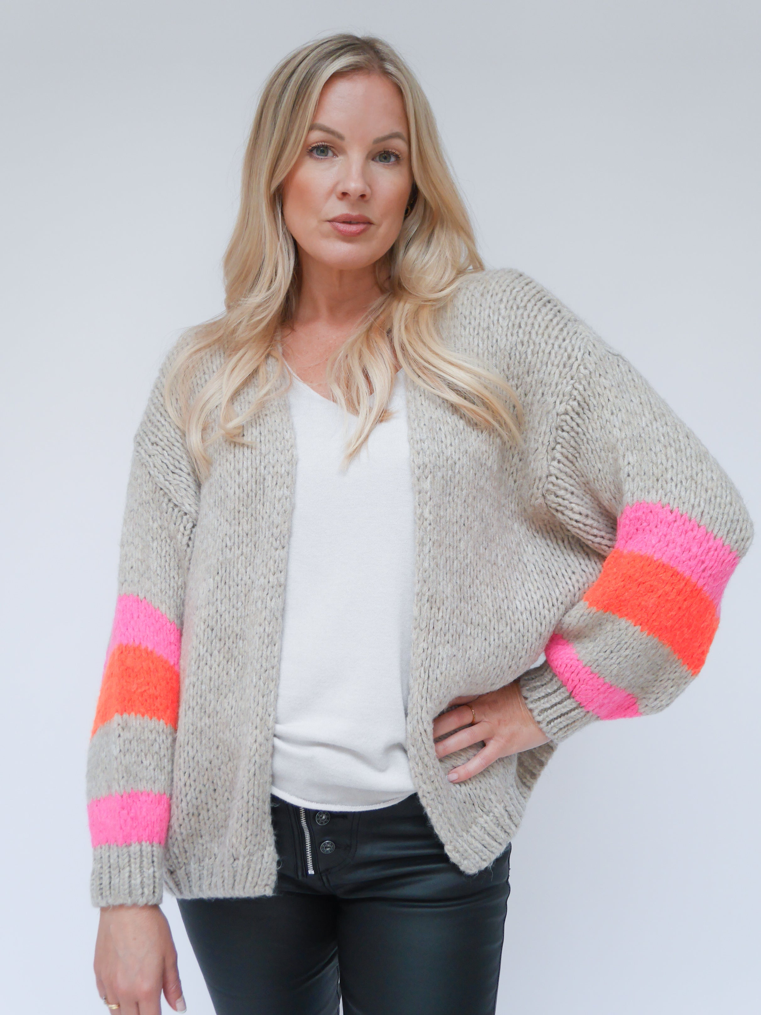 Vienna Cardigan Light Camel