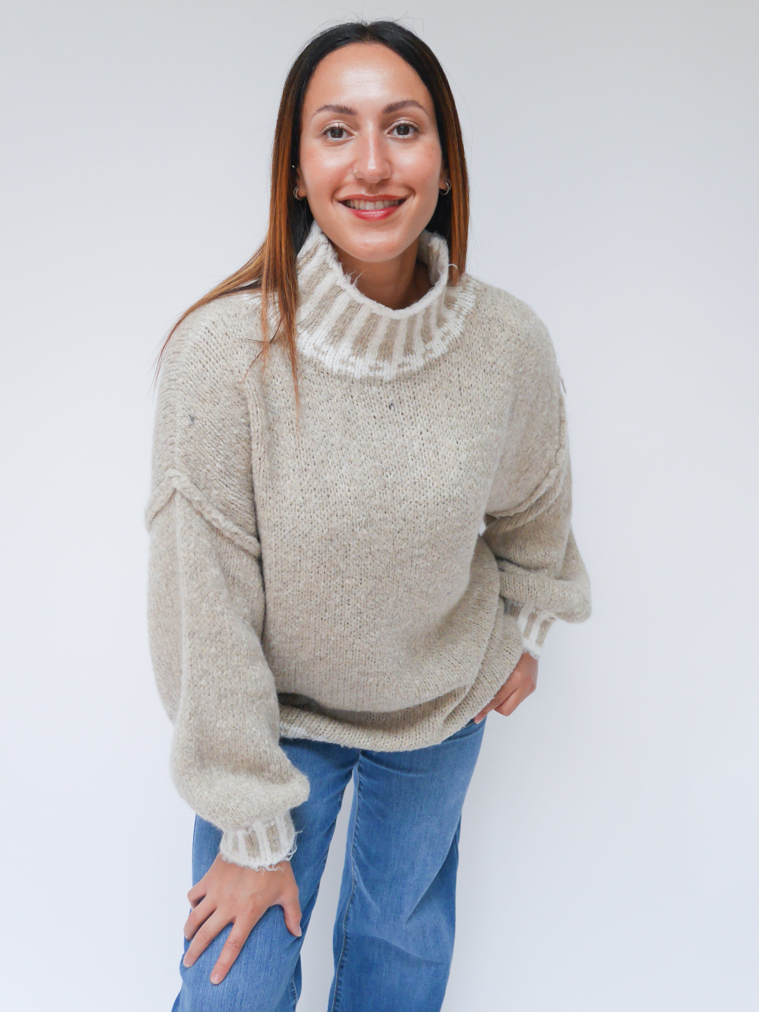 Georgie Knit Oatmeal