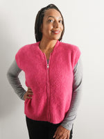 Alba Mohair Tank Fuchsia