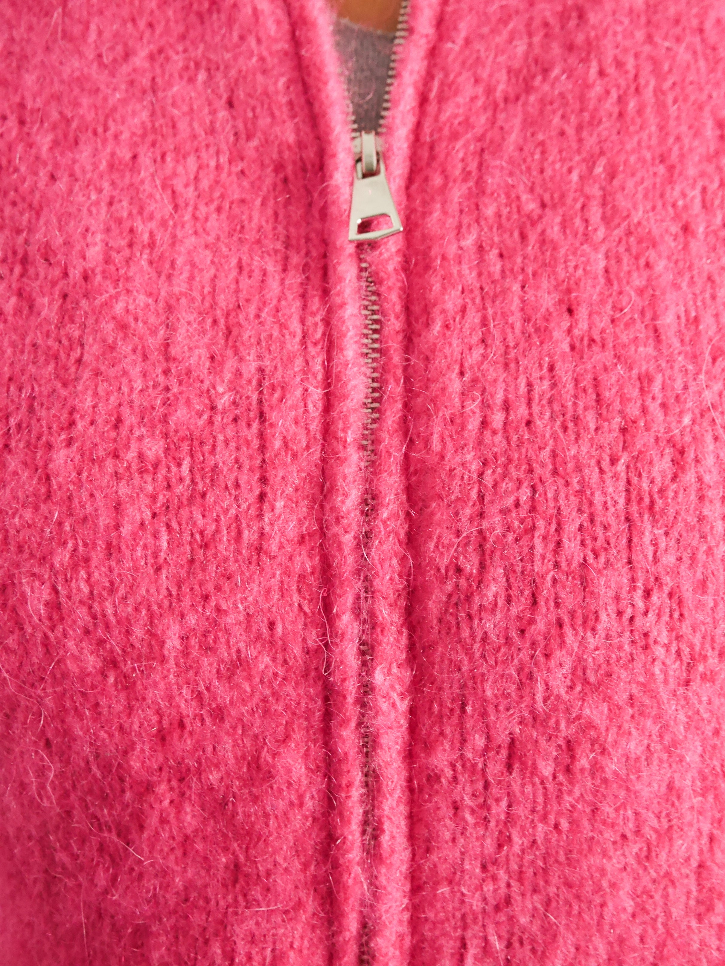 Alba Mohair Tank Fuchsia