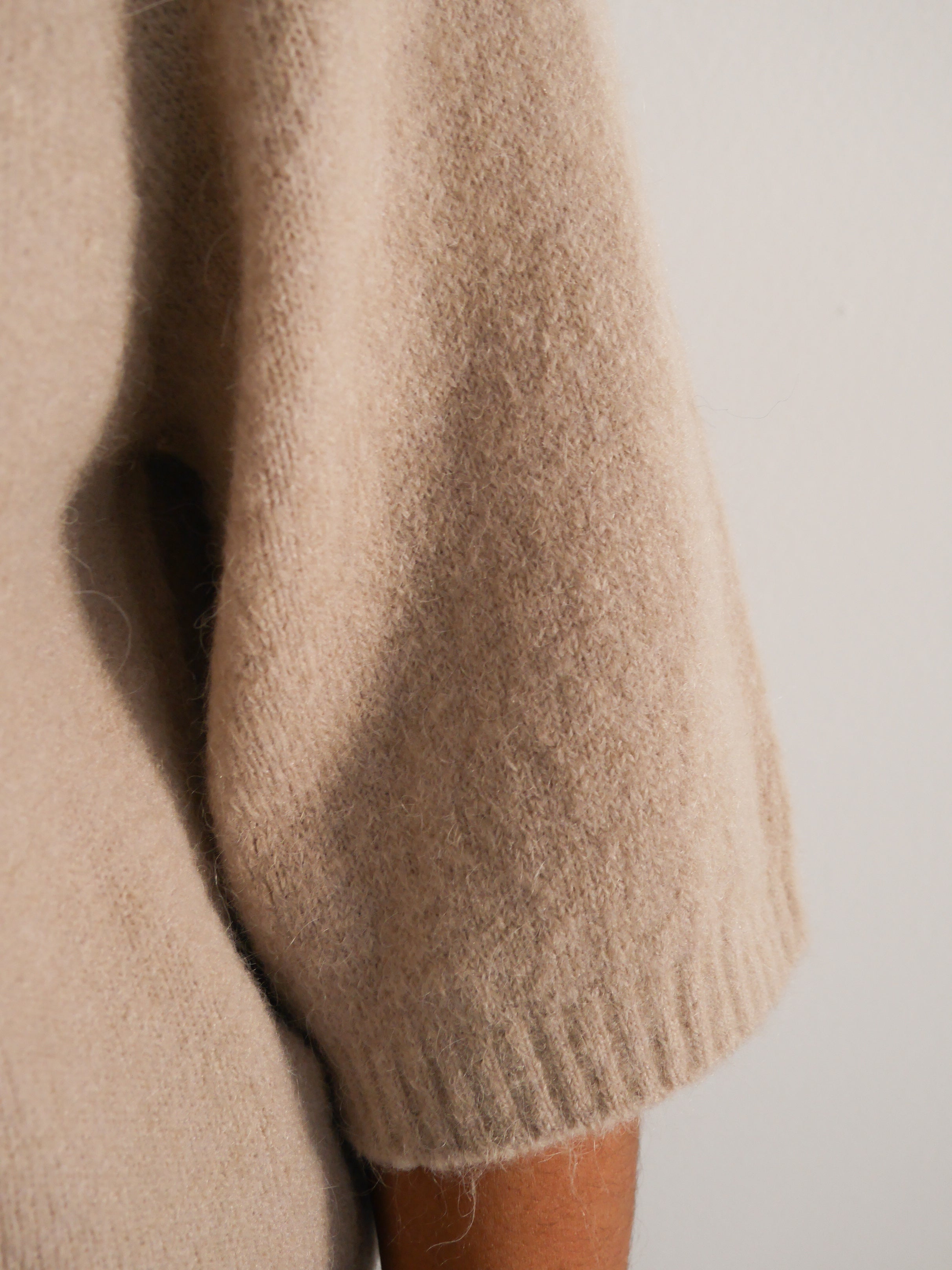 Hattie Alpaca Knit Camel