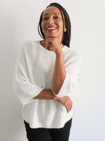 Hattie Alpaca Knit Ivory