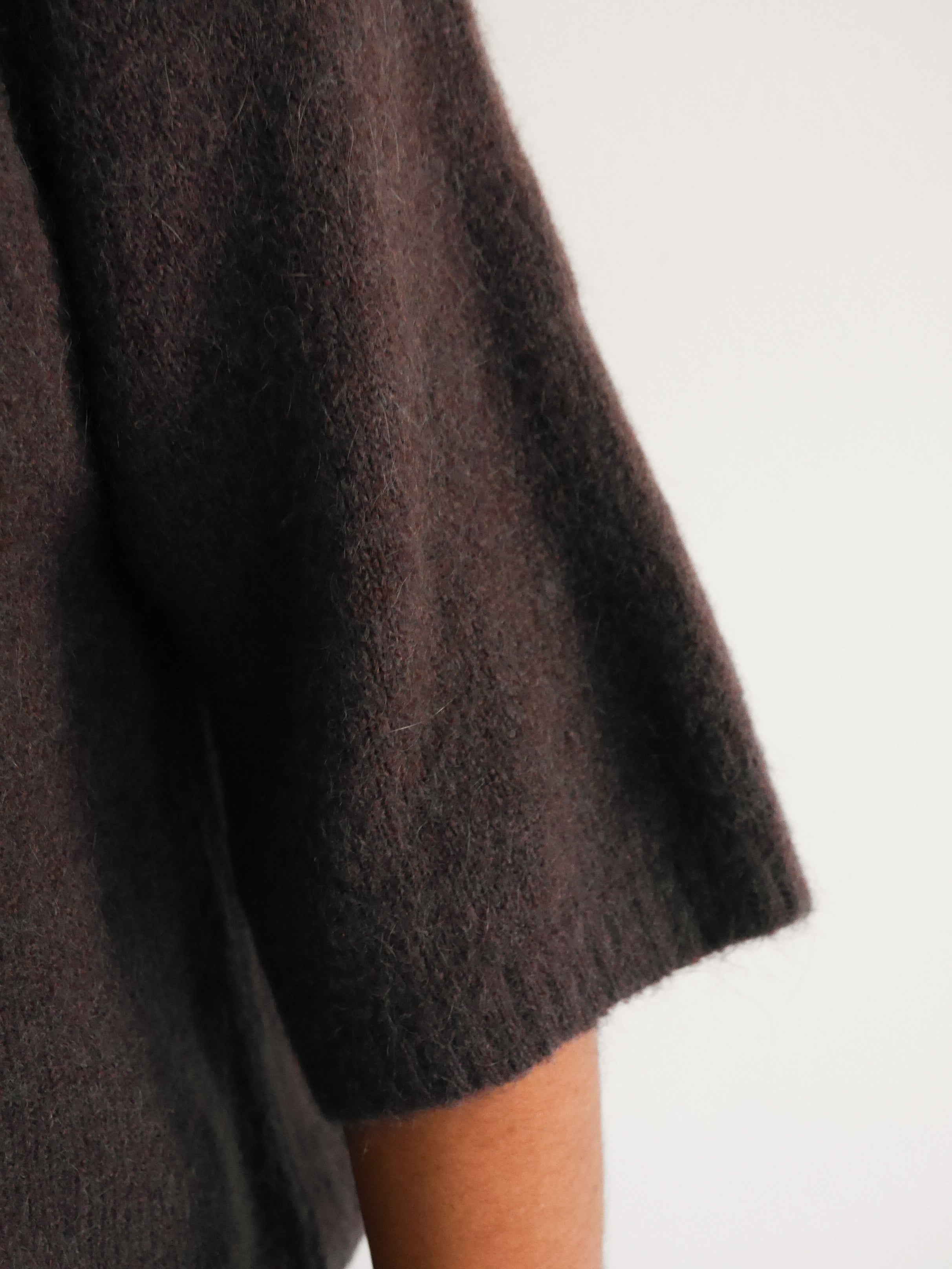 Hattie Alpaca Knit Chocolate