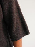 Hattie Alpaca Knit Chocolate