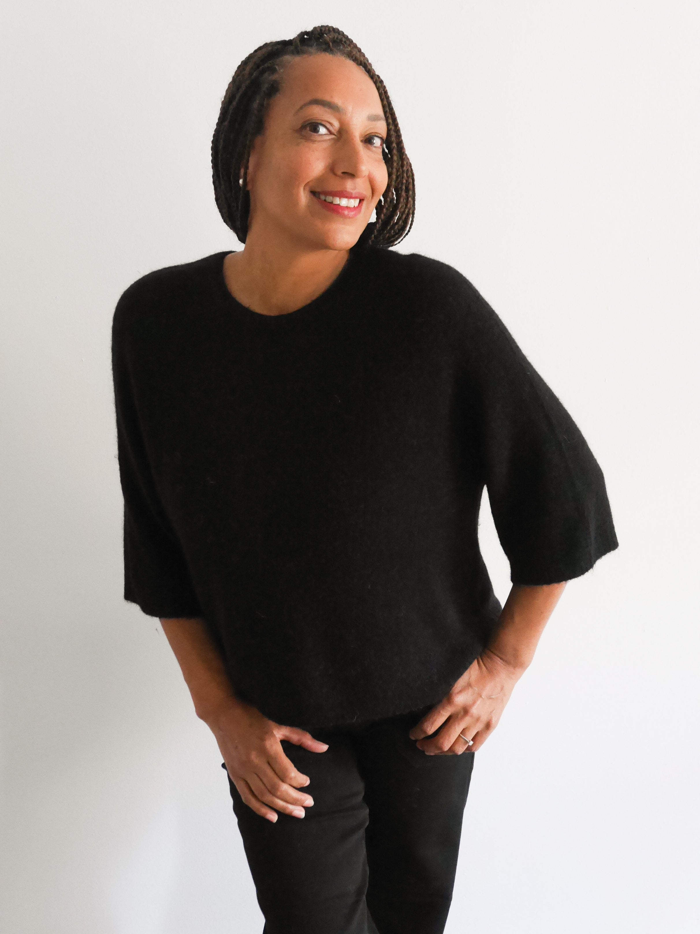 Hattie Alpaca Knit Black